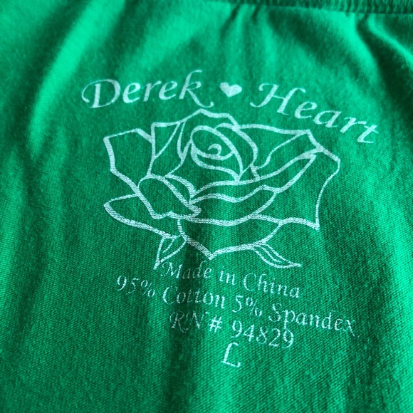 Derek Heart💜-Cap Sleeved Tee - Picture 2 of 3